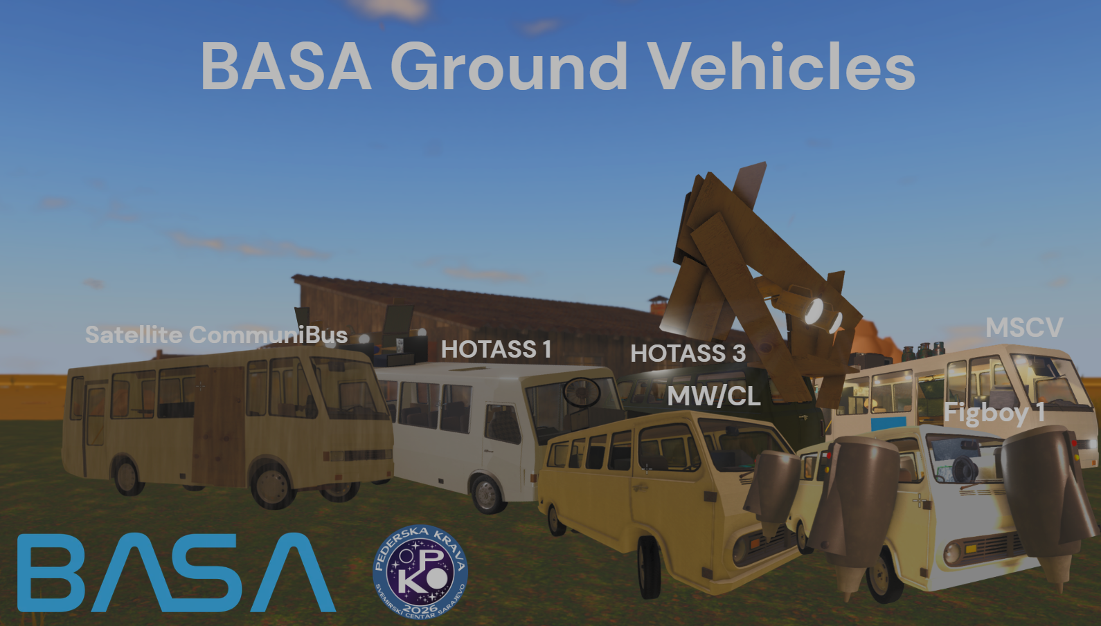 BASA ground vehicles lineup