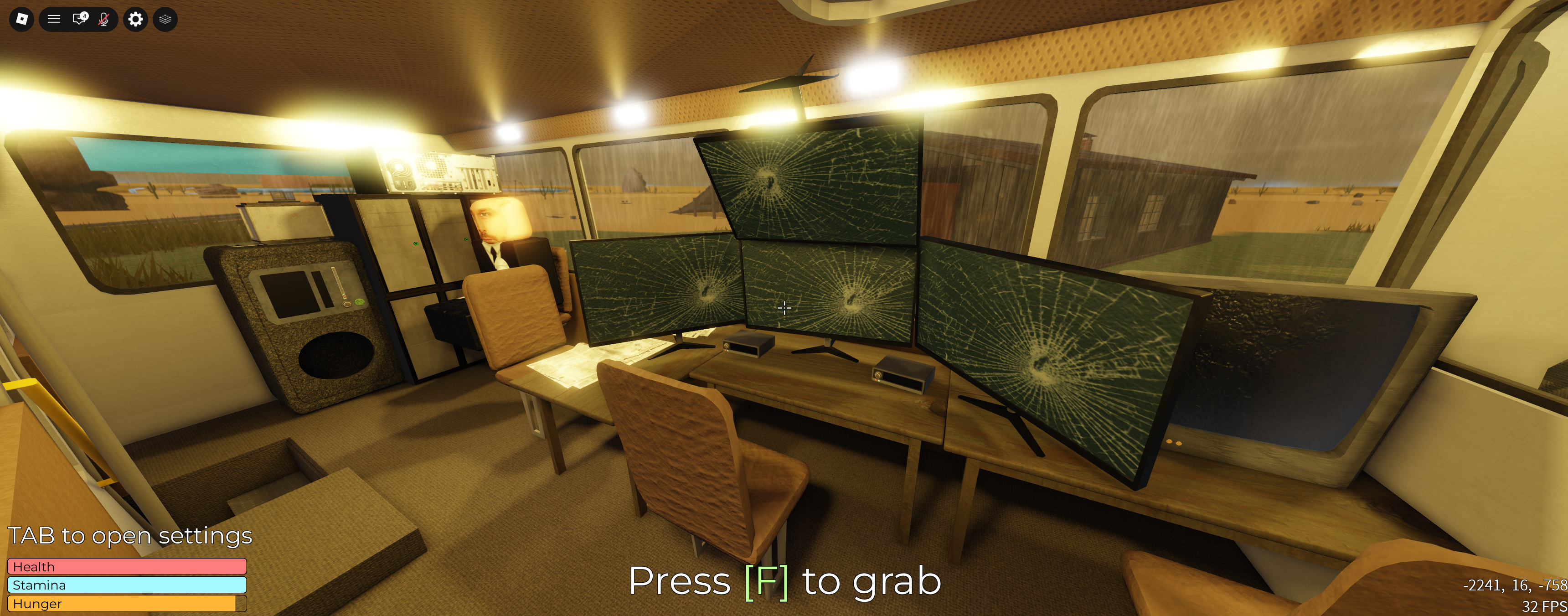 MSCV multi-monitor interior operations bay